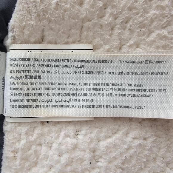 Abercrombie Kids Parka Winter Jacket Coat A&F Sz 5/6 Unisex Black Sherpa Warm - Picture 9 of 10